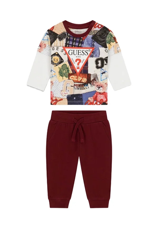 SET - Langarmshirt - rot merf