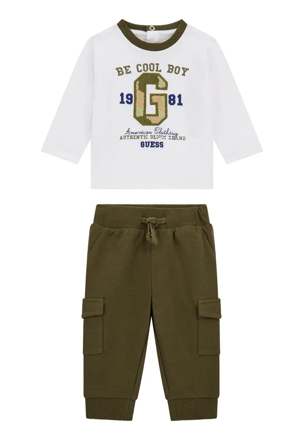 SET - Langarmshirt - weiß