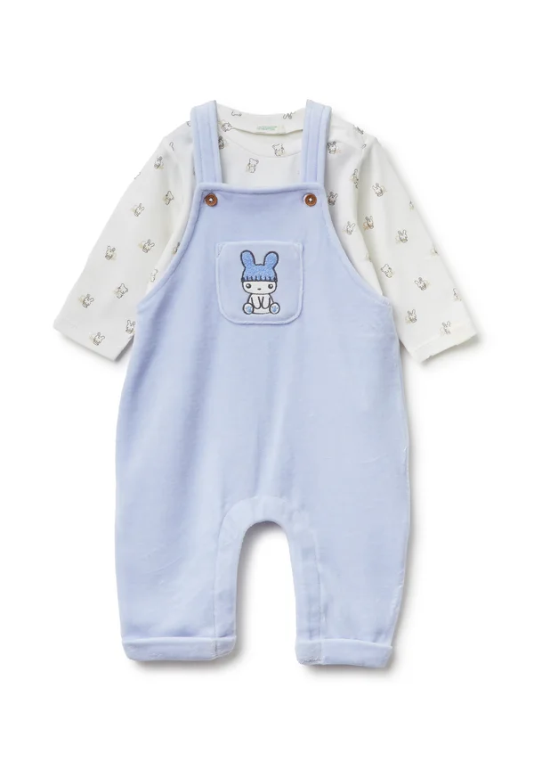 SET - Latzhose - blue