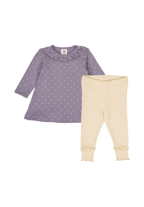 SET - Leggings - Hosen - lilac fog oak