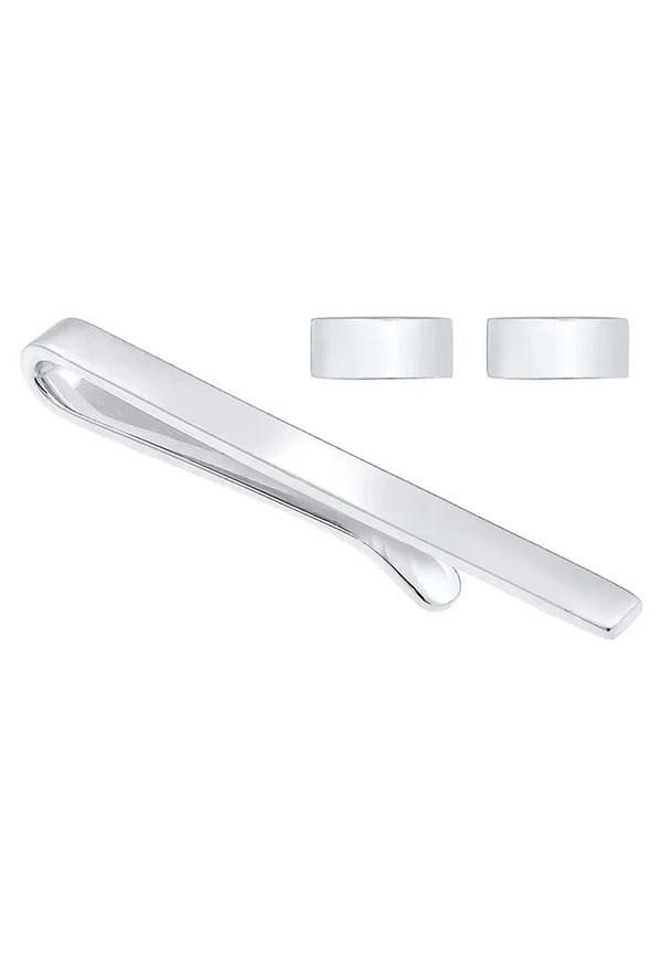 SET - Manschettenknopf - silver-coloured