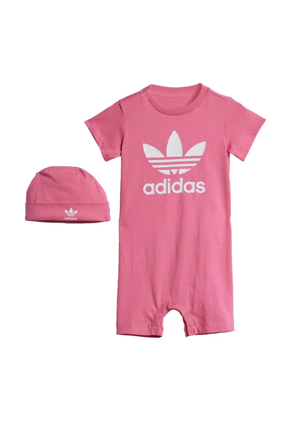 SET - Mütze - pink fusion