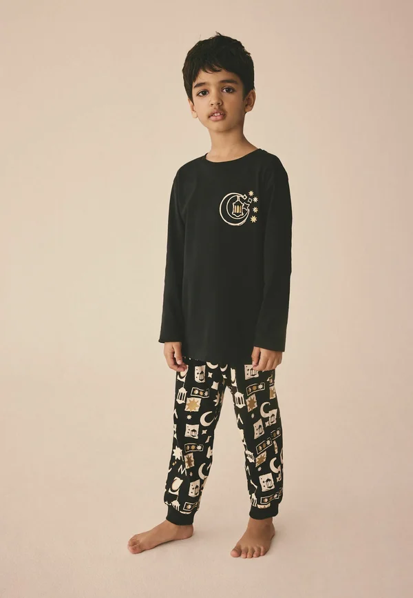 SET - Nachtwäsche Set - black