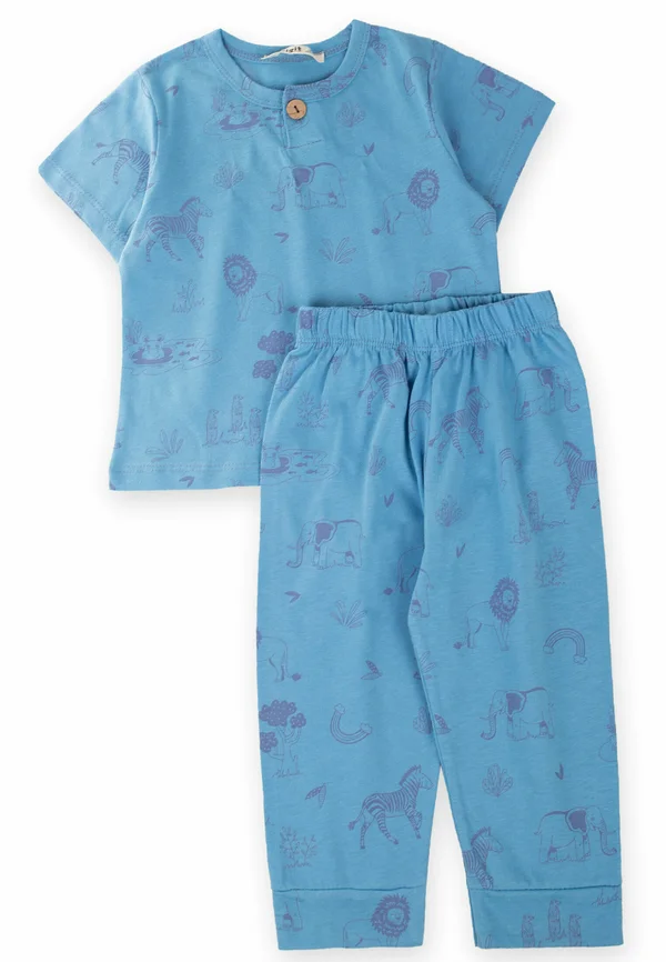 SET - Nachtwäsche Set - blue