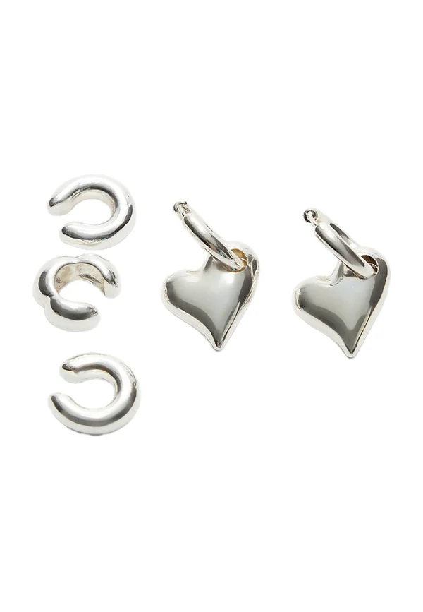 SET OF 3 - Ohrringe - metallic grey