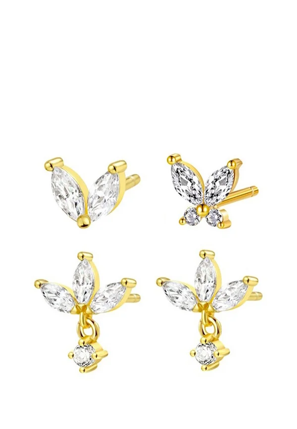 SET OF 4  - Ohrringe - goldfarben