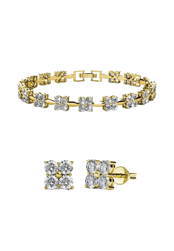 SET - Ohrringe - doré   cristal