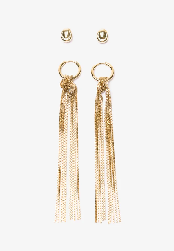 SET - Ohrringe - gold-coloured