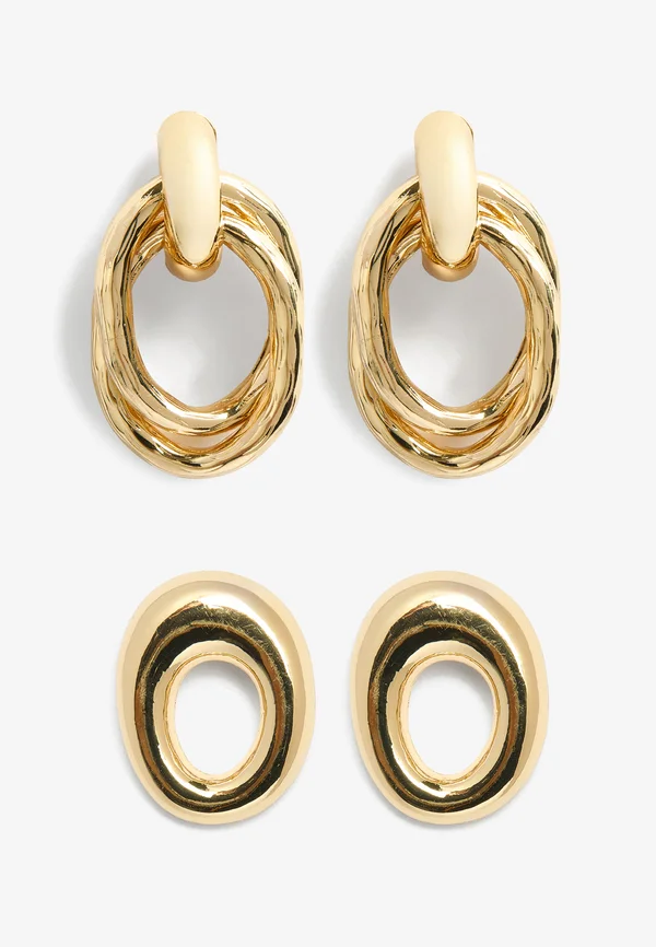 SET - Ohrringe - gold-coloured