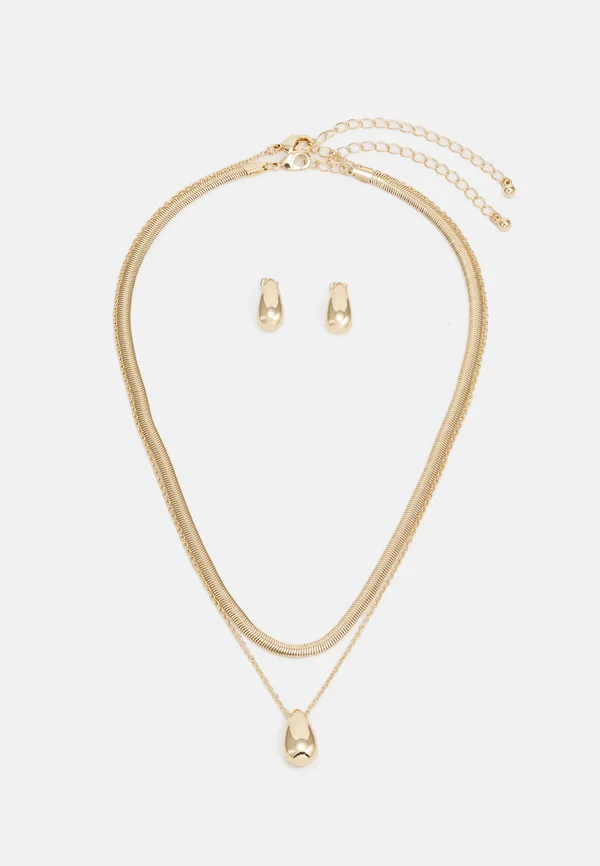 SET - Ohrringe - gold-coloured