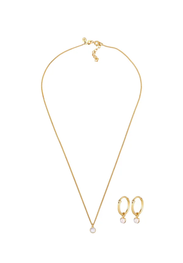 SET - Ohrringe - gold coloured