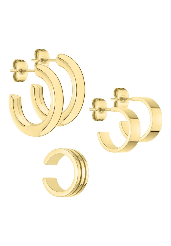 SET - Ohrringe - gold-coloured