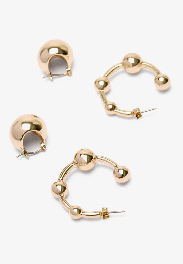 SET - Ohrringe - gold-coloured
