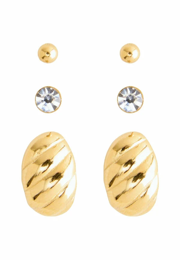 SET - Ohrringe - gold tone