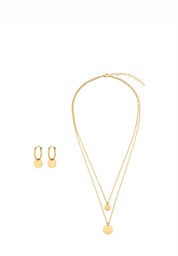 SET - Ohrringe - goldfarbend