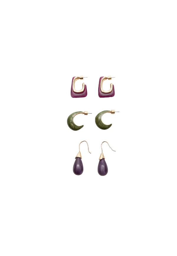 SET - Ohrringe - lilac