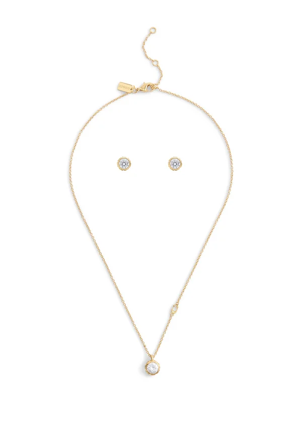 SET - Ohrringe - open white