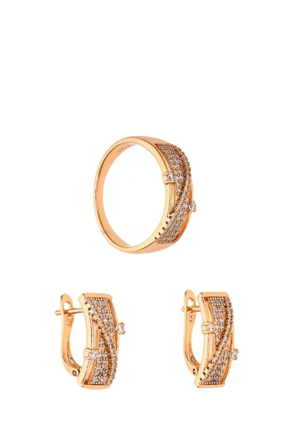 SET - Ohrringe - rose gold-coloured