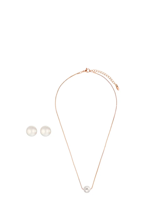 SET - Ohrringe - rose goldfarbend