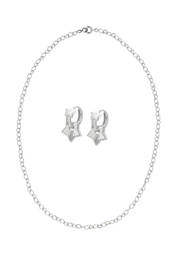 SET - Ohrringe - silver-coloured