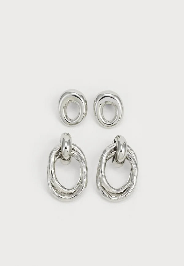 SET - Ohrringe - silver-coloured