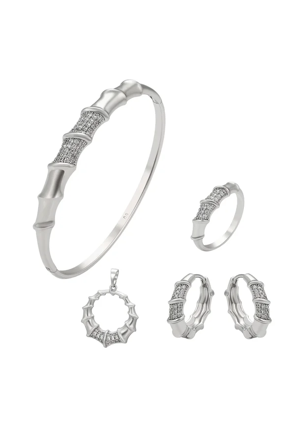 SET - Ohrringe - silver-coloured