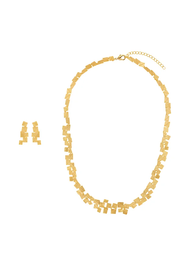 Set Parti - Ohrringe - goldfarbend