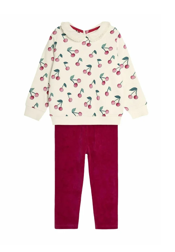 SET - REGULAR FIT - Leggings - Hosen - cream cherry