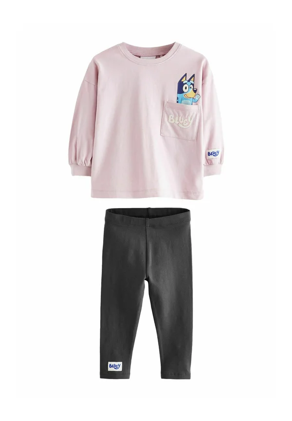 SET- REGULAR FIT - Leggings - Hosen - pink