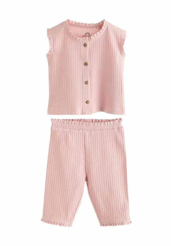 SET REGULAR FIT - SLEEVELESS - Weste - pink