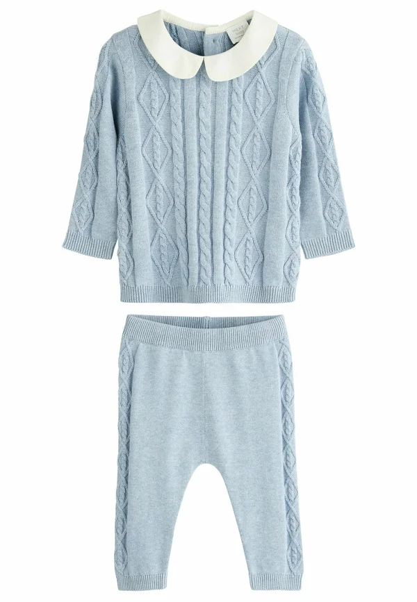 SET REGULAR FIT - Strickpullover - blue