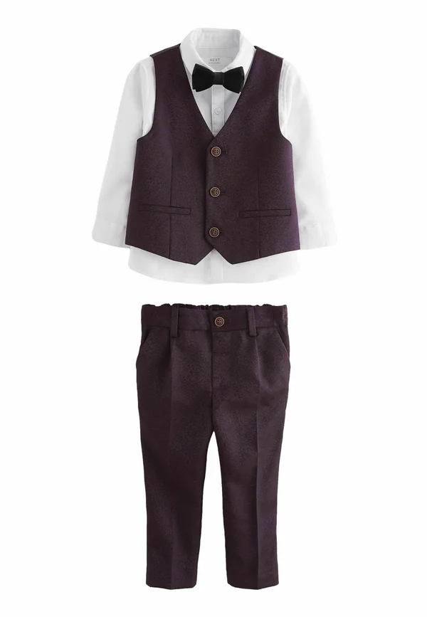 SET- REGULAR FIT - Weste - plum purple