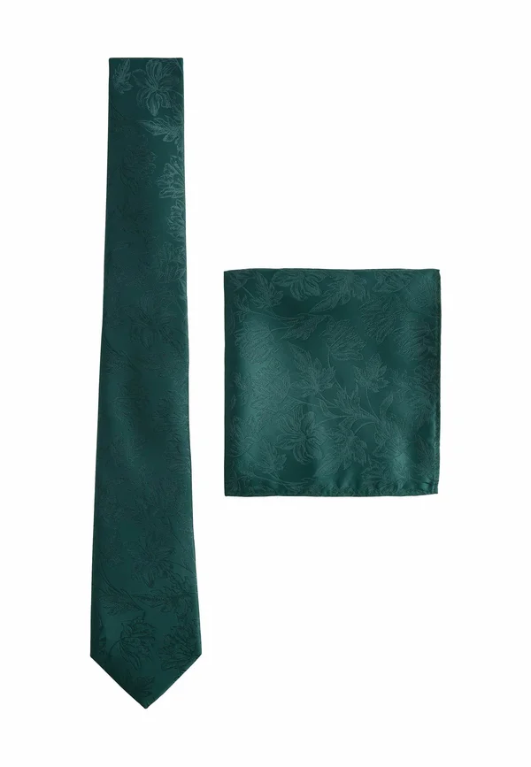 SET REGULAR - Krawatte - forest green