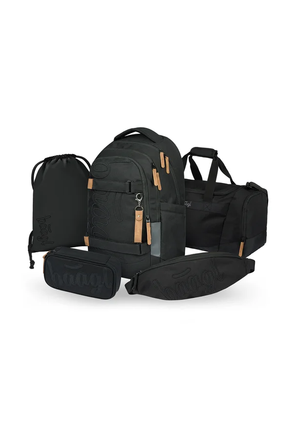 SET - Schulranzen - schwarz