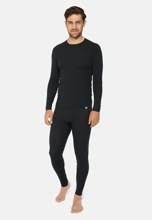 SET - SHIRT & UNDERPANTS - Unterhose lang - black