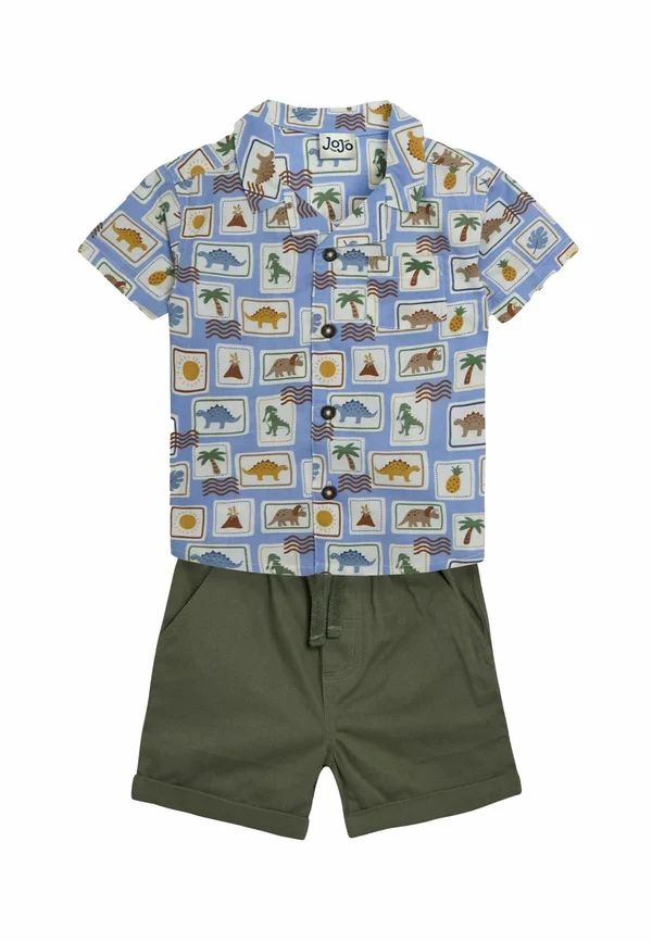 SET - Shorts - khaki dino stamp