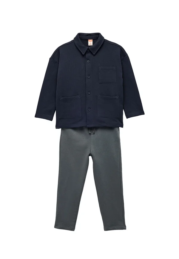 SET - Stoffhose - dark blue