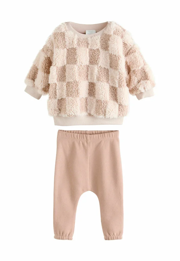 SET  - Stoffhose - neutral checkerboard