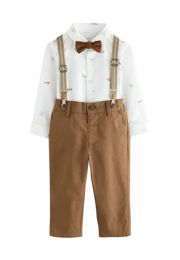 SET - Stoffhose - transport all over printed