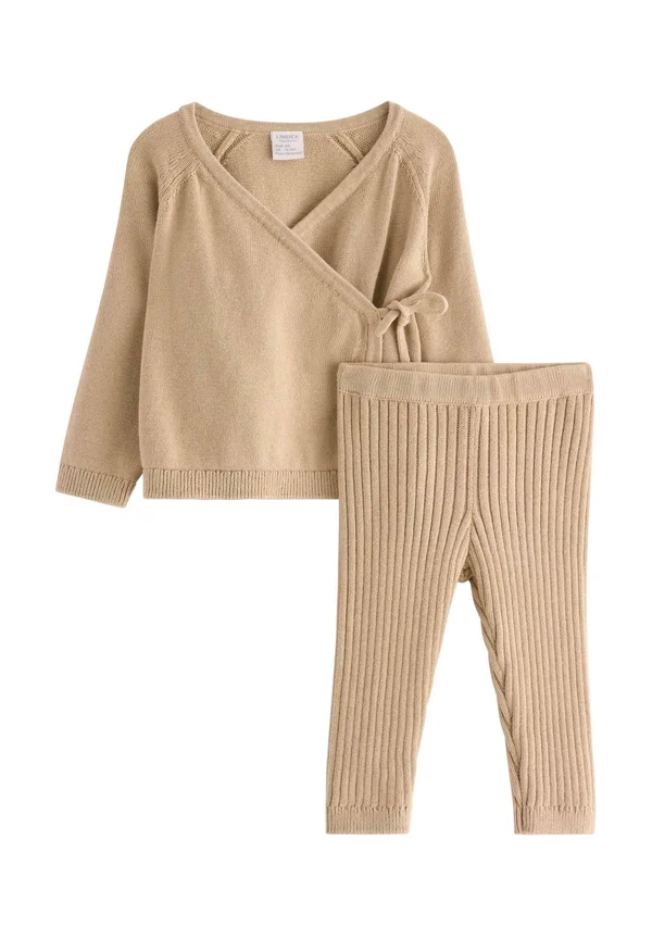 SET - Strickjacke - beige