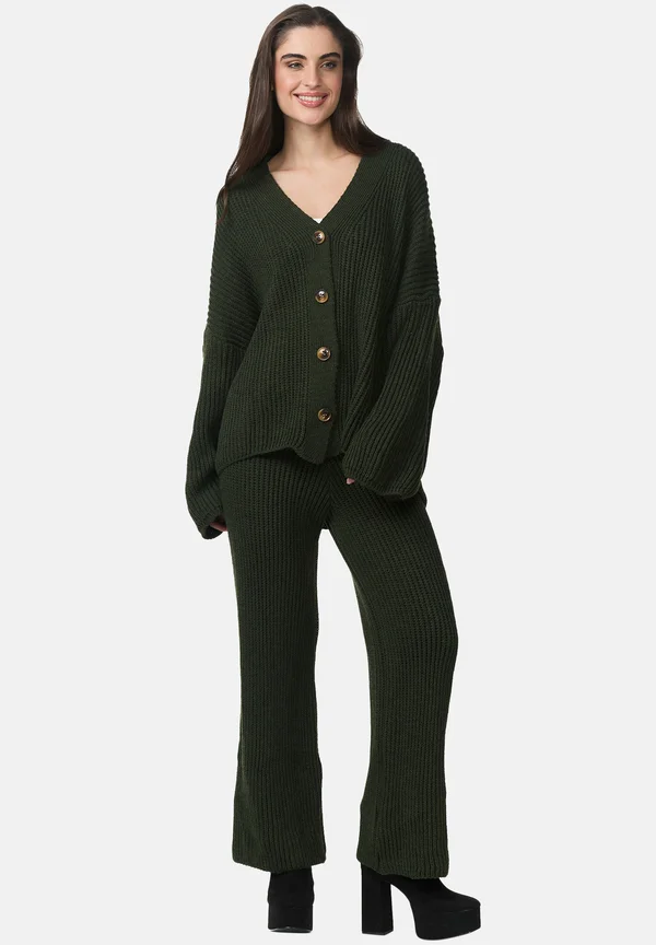 SET - Strickjacke - grün