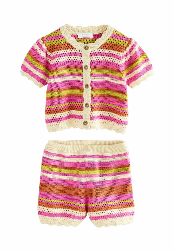 SET - Strickjacke - pink