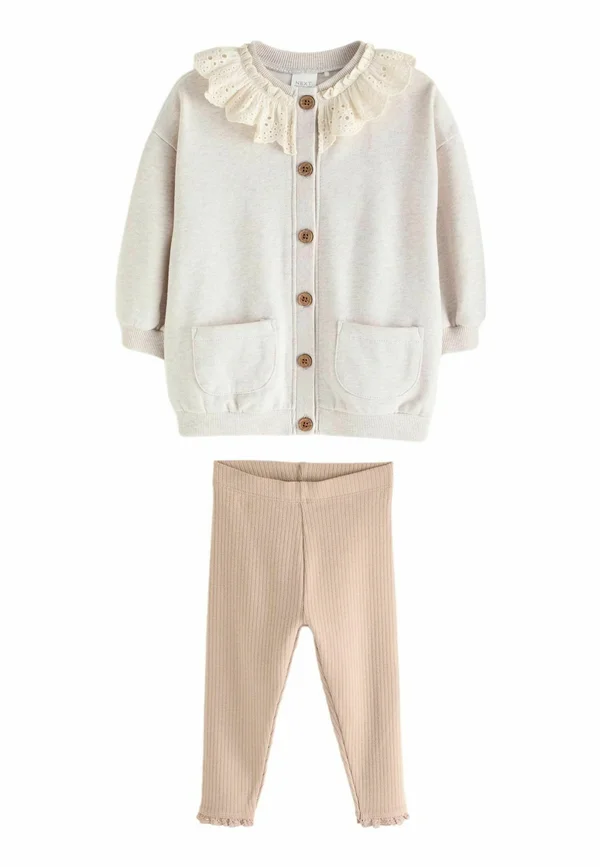 SET - Strickjacke - rust brown