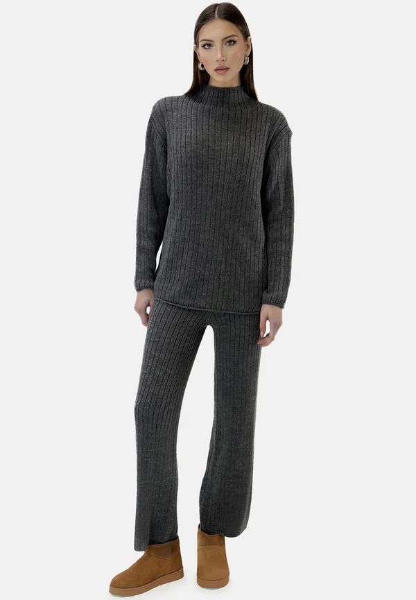 SET - Strickpullover - grau