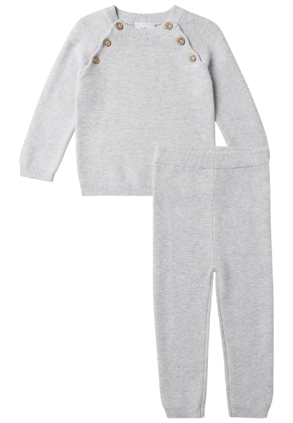 SET - Strickpullover - grau