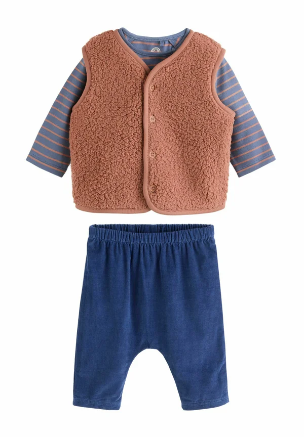 SET - Strickpullover - navy animal borg