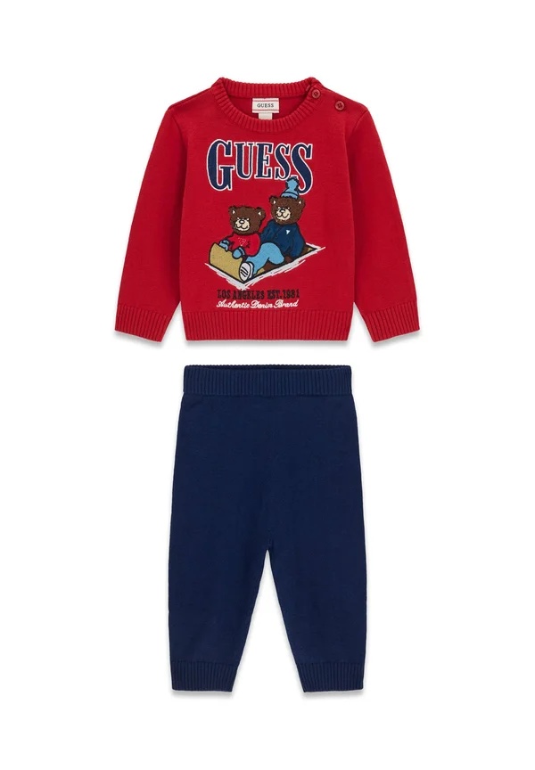 SET - Strickpullover - rot