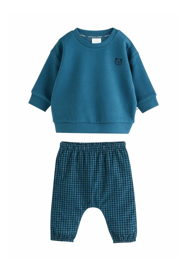 SET - Sweatshirt - blue check