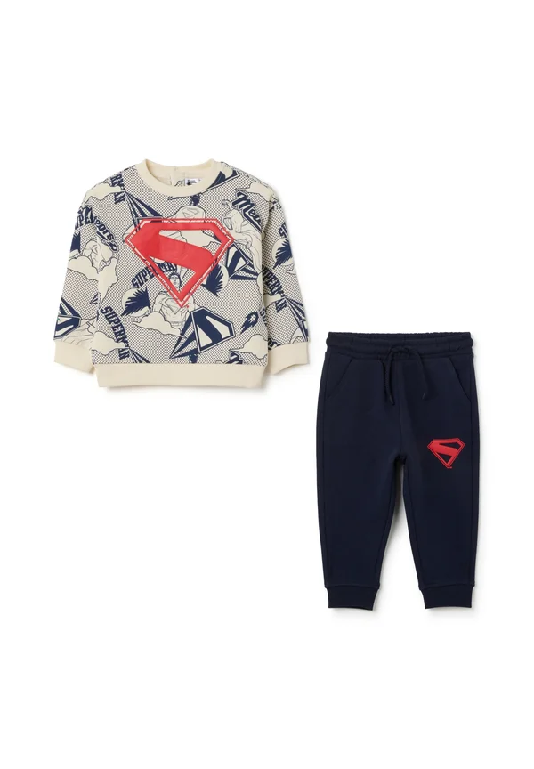 SET - Sweatshirt - white/blue