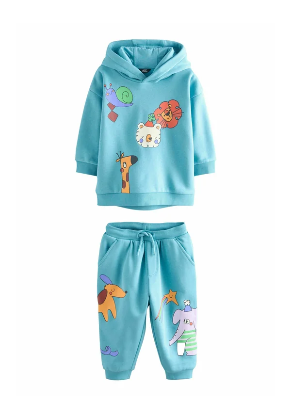 SET - Trainingsanzug - blue printed